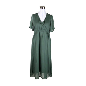 Unisex Mama Licious - Õhuke kleit, suurus 40 - Roheline (1)