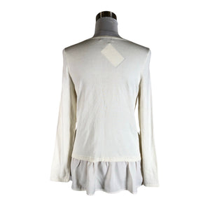 Unisex Per Una by Marks & Spencer - Kampsun, suurus 40 - Looduslik valge (2)