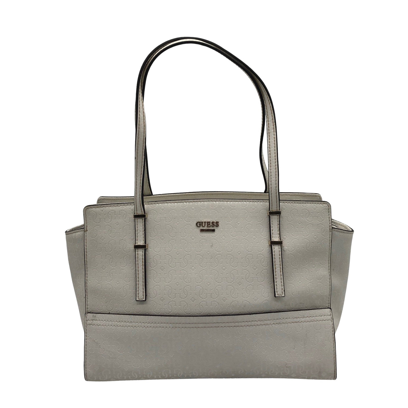Unisex Guess - Käekott, suurus Maxi - Looduslik valge (1)