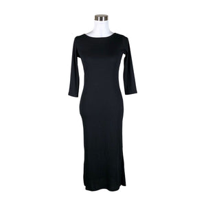 Unisex Uniqlo - Trikotaažist kleit, suurus 36 - Must (1)