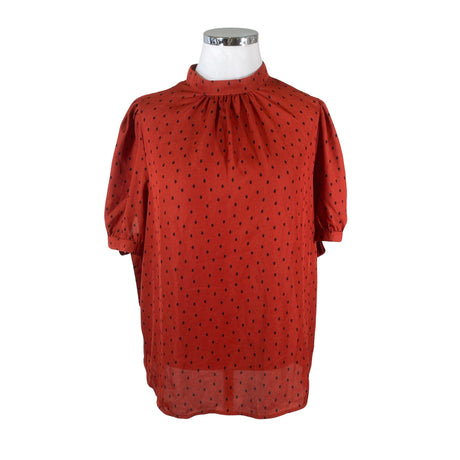 Unisex Fashion Union - Lühikeste käistega pluus, suurus 46 - Pruun ()