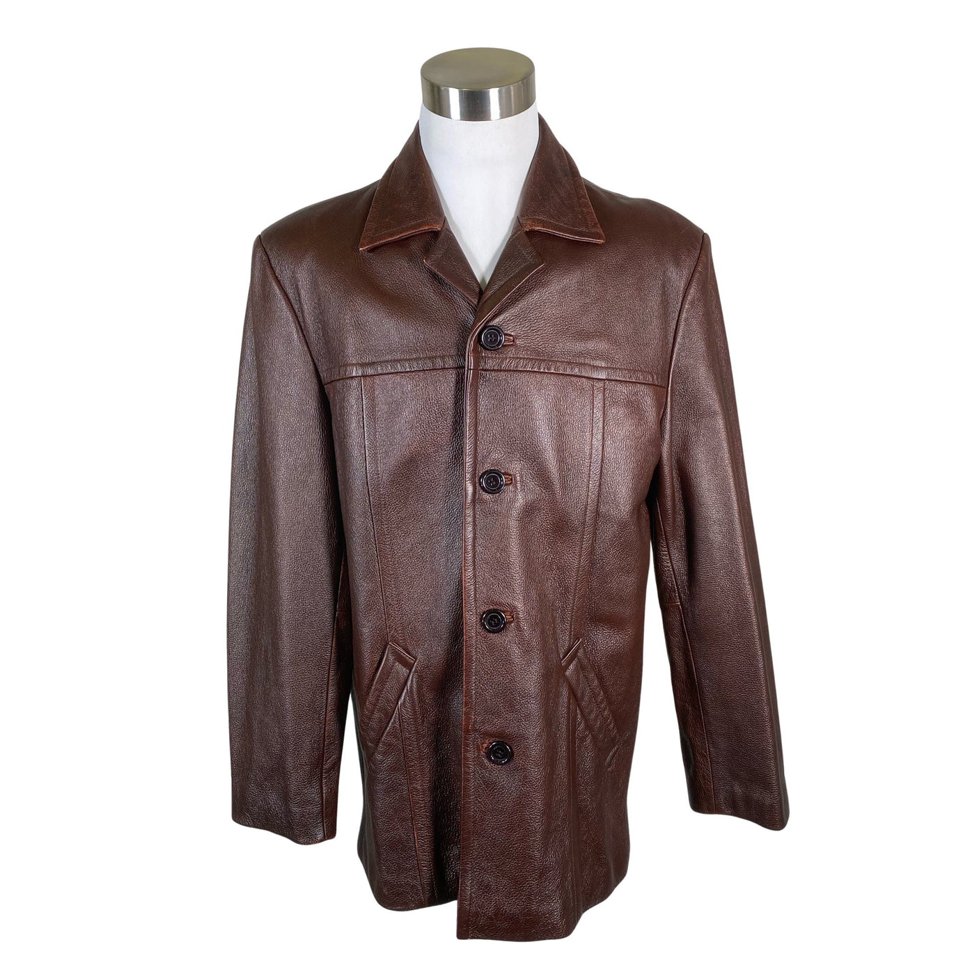 Unisex Handmade - Nahktagi, suurus M - Pruun (1)