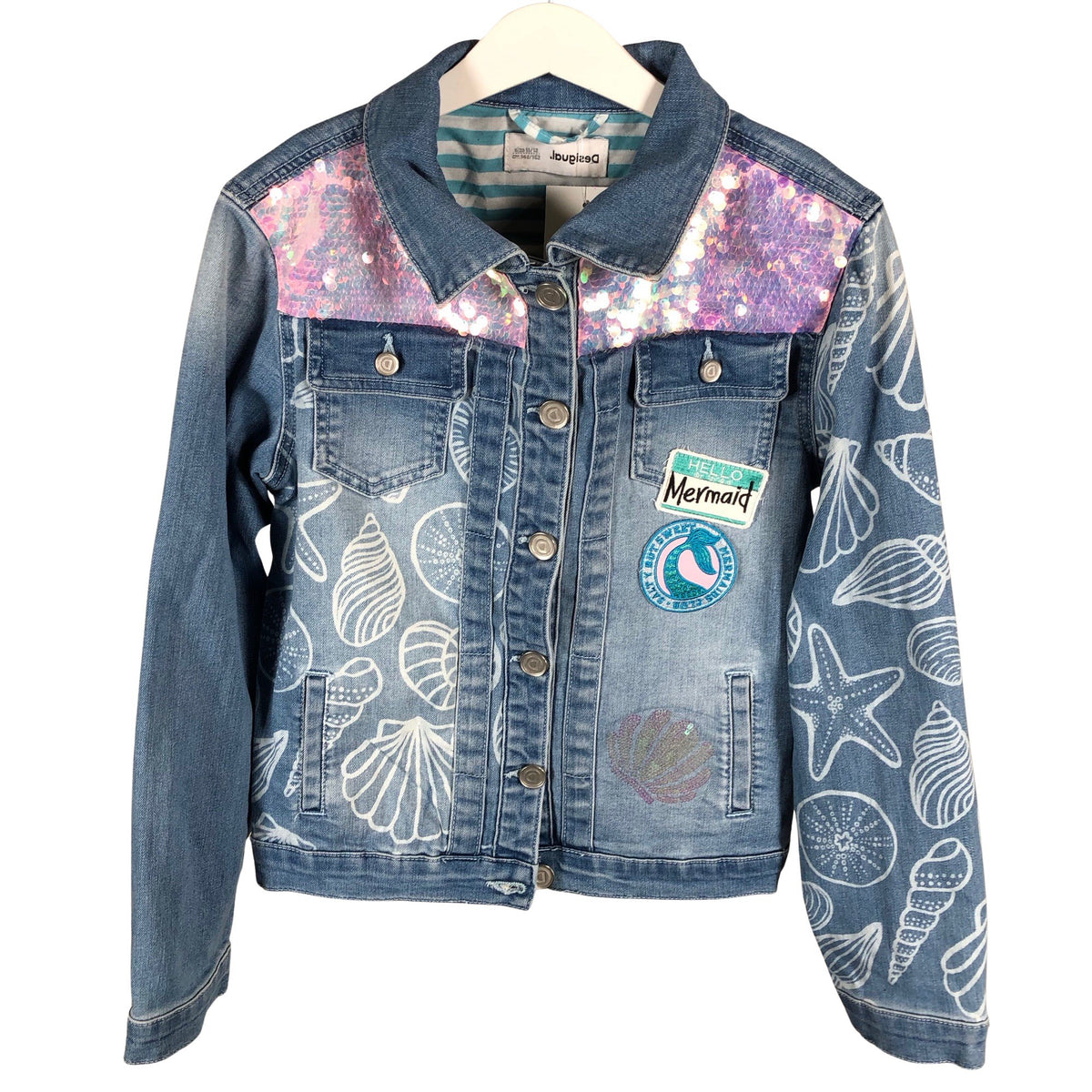 Unisex Desigual - Teksatagi, suurus 146 - 152 - Helesinine (1)