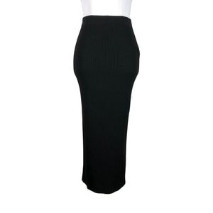 Unisex Makia - Kootud seelik, suurus 34 - Must (1)