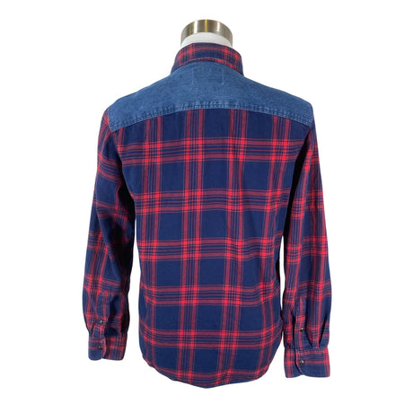 Unisex Celio - Flanellsärk, suurus M - Sinine (2)