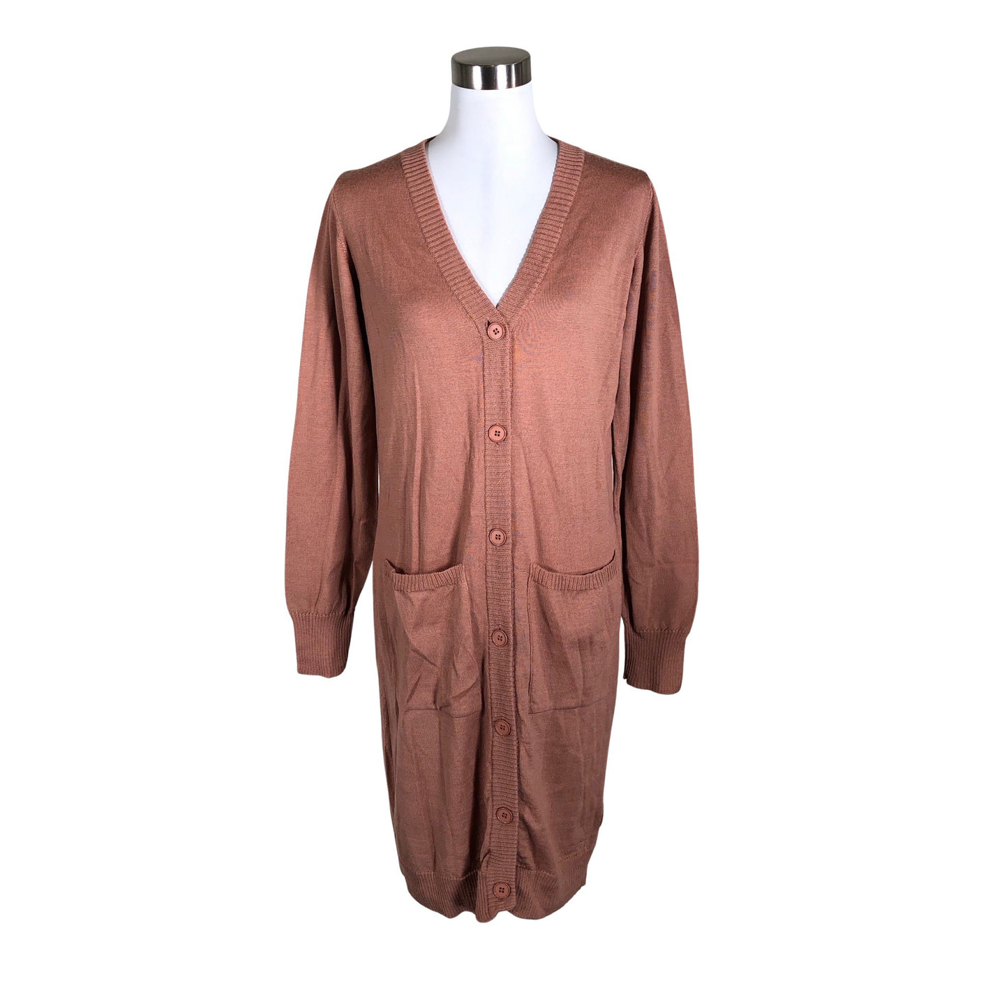 Unisex Blaa - Kardigan, suurus 36 - Heleroosa (1)