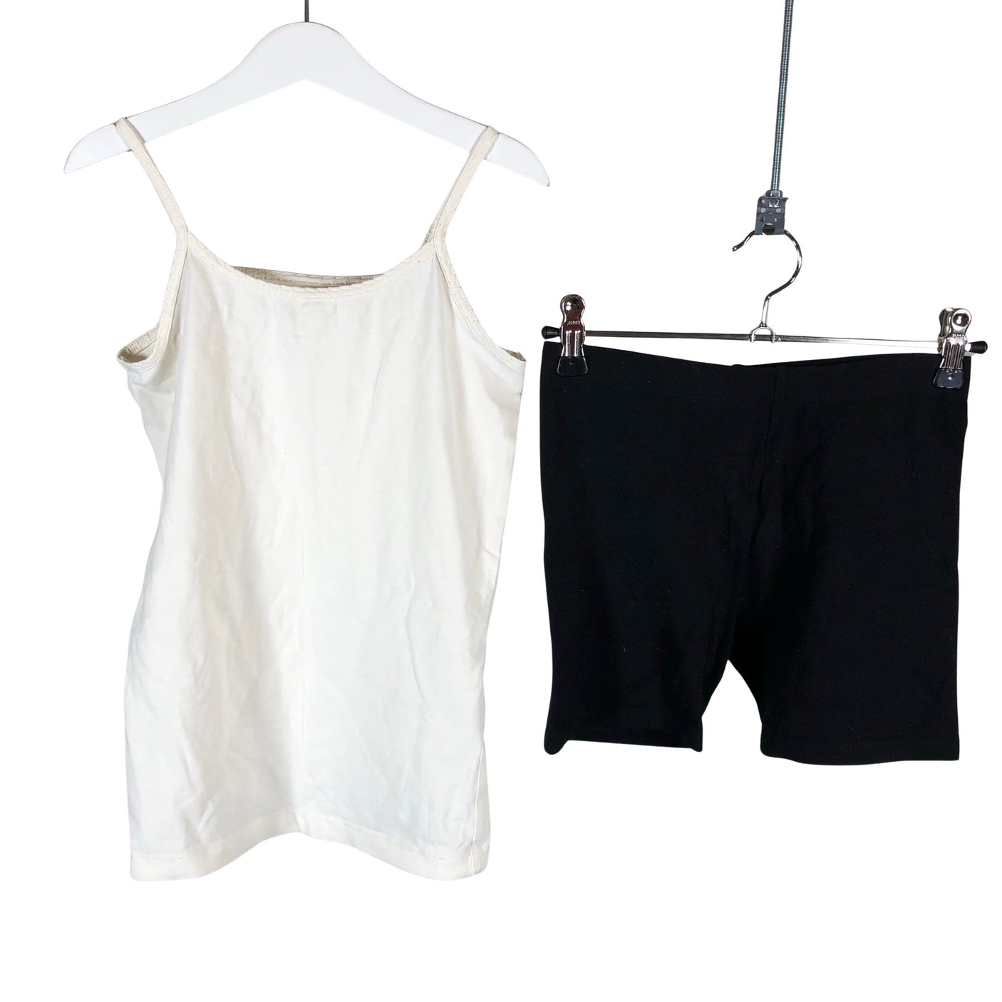 Unisex POMPdeLUX - Trikotaažist topp, suurus 134 - 140 - Looduslik valge (1)