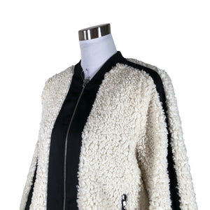 Unisex Philosophy Blues Original - Kunstkarusnahast mantel, suurus 38 - Looduslik valge (3)