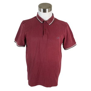 Unisex Fred Perry - Polosärk, suurus XL - Veinipunane (1)