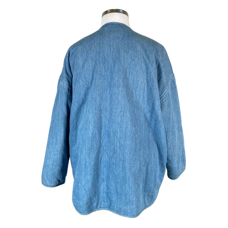 Unisex Sézane - Tepitud jope, suurus 44 - Helesinine (2)