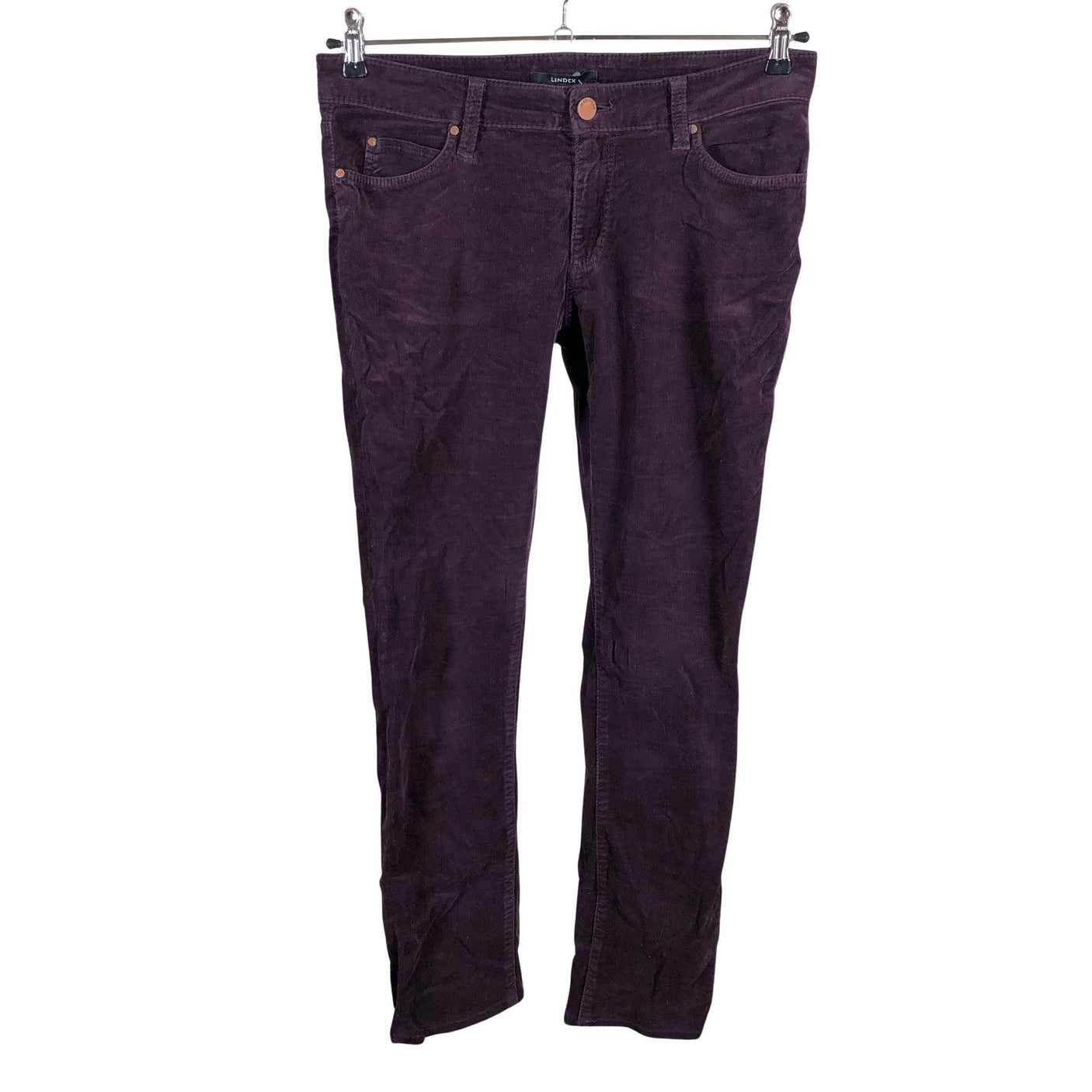 Unisex Lindex - Sametpüksid, suurus 40 - Lilla (1)