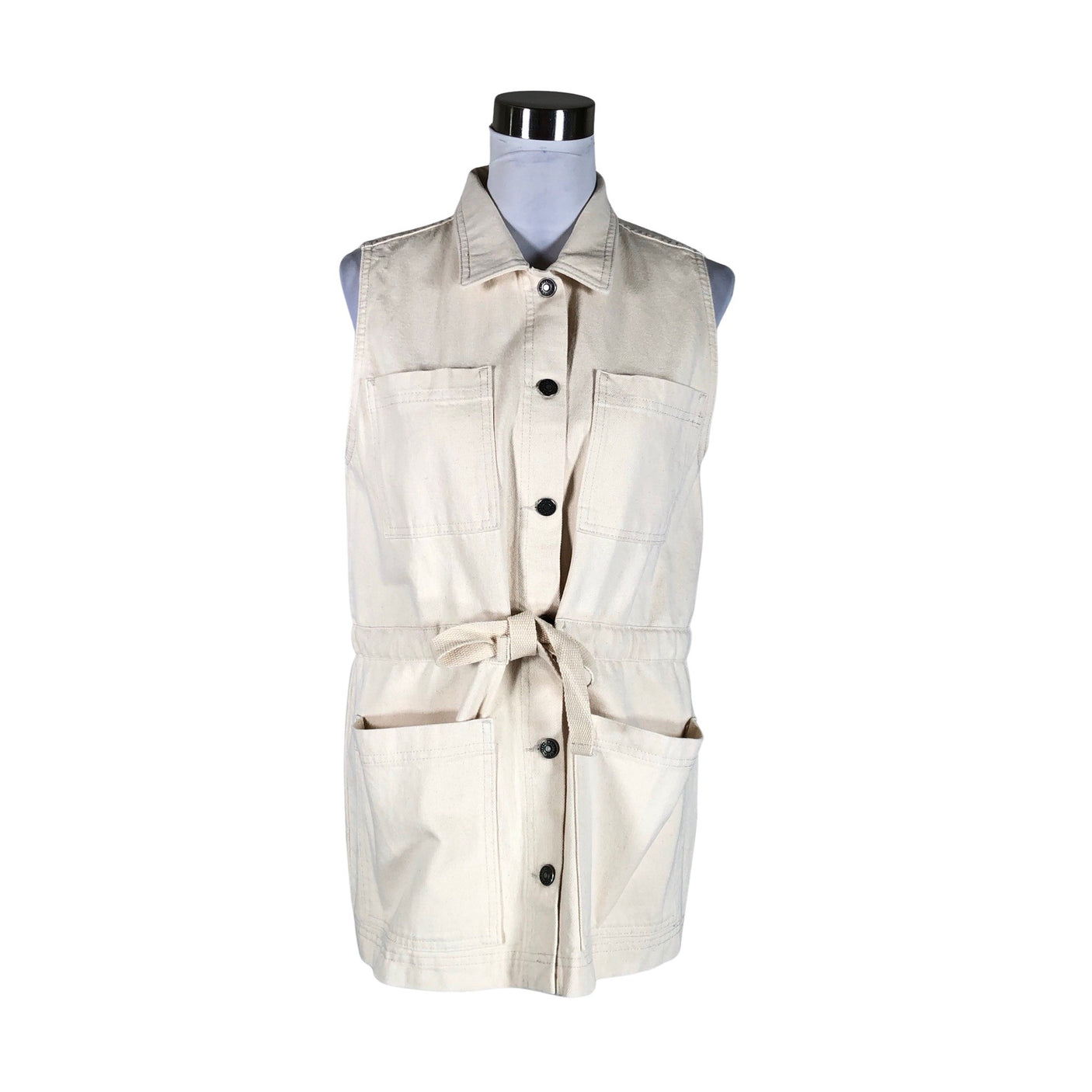 Unisex Nanso - Teksavest, suurus 38 - Beige (1)