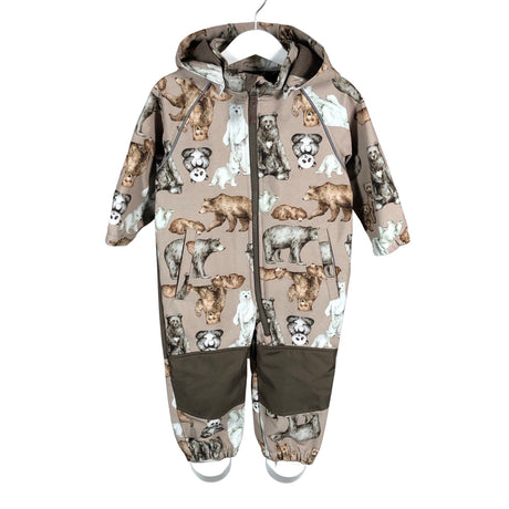 Unisex Name It - Softshell kombinesoon, suurus 74 - 80 - Pruun ()