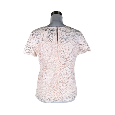 Unisex Ril's - Lühikeste käistega pluus, suurus 40 - Heleroosa (2)