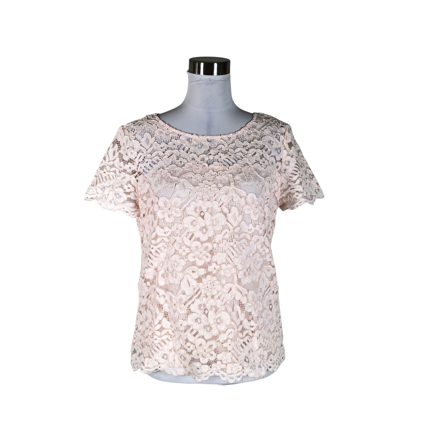 Unisex Ril's - Lühikeste käistega pluus, suurus 40 - Heleroosa (1)
