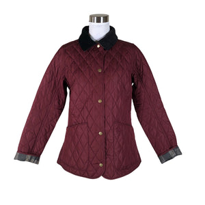 Unisex Barbour - Tepitud jope, suurus 38 - Veinipunane (1)