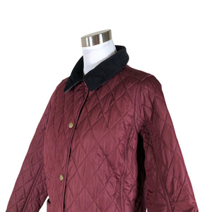 Unisex Barbour - Tepitud jope, suurus 38 - Veinipunane (3)