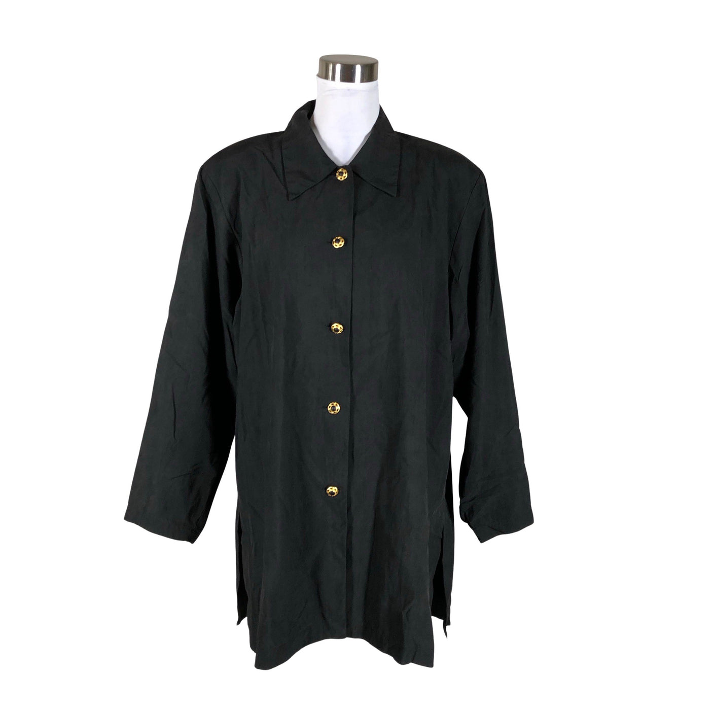 Unisex Stockmann Silk - Pluus, suurus 40 - Must (1)