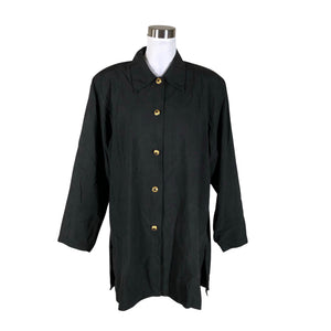 Unisex Stockmann Silk - Pluus, suurus 40 - Must (1)