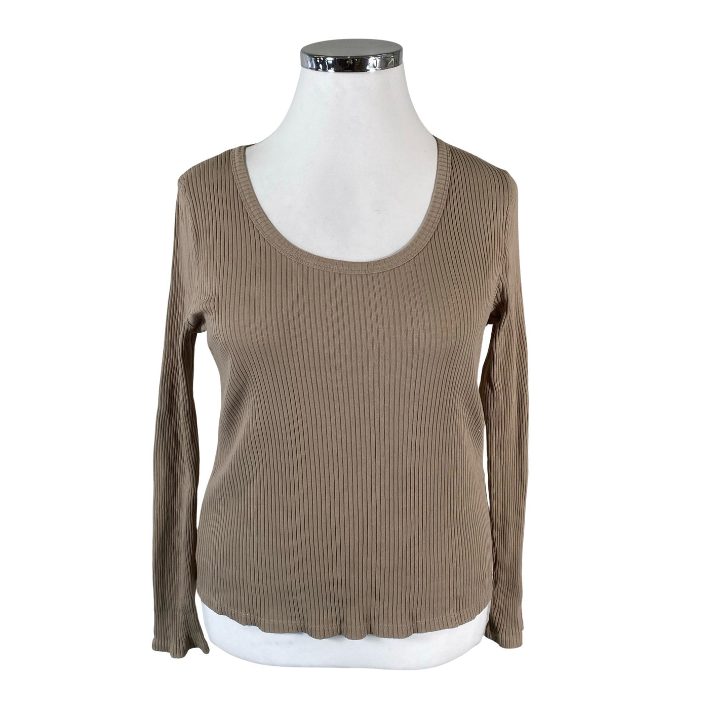 Unisex Lindex - Trikotaažist pluus, suurus 42 - Pruun (1)