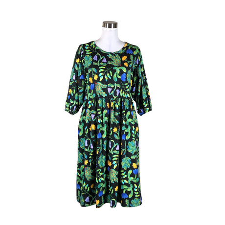 Unisex Aarrelabel - Trikotaažist kleit, suurus 38 - Must ()