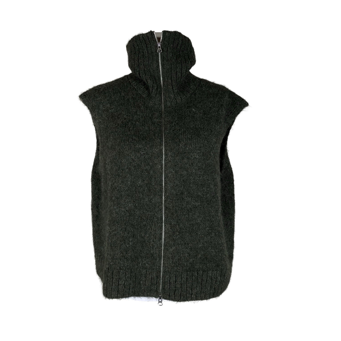 Unisex Weekday - Kootud vest, suurus 38 - Roheline (1)