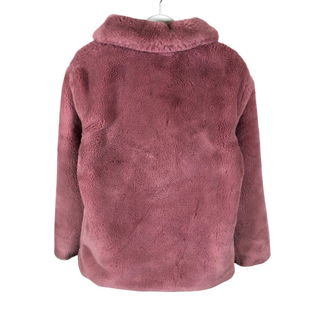 Unisex Name It - Kunstkarusnahast mantel, suurus 128 - 134 - Heleroosa (2)