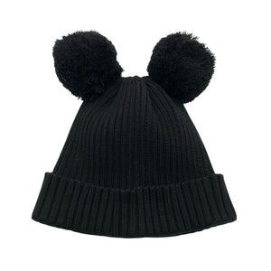 Unisex Mini Rodini - Õhuke müts, suurus 50 - 52 cm - Must (1)