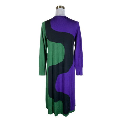 Unisex Uniqlo - Kootud kleit, suurus 36 - Lilla (2)