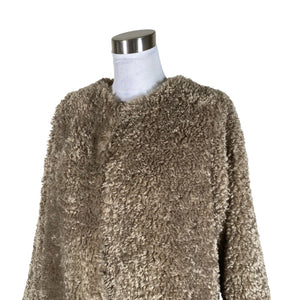 Unisex Gauhar - Kunstkarusnahast mantel, suurus 38 - Pruun (3)