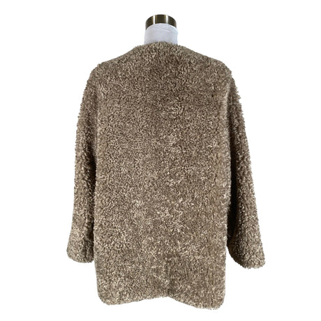 Unisex Gauhar - Kunstkarusnahast mantel, suurus 38 - Pruun (2)