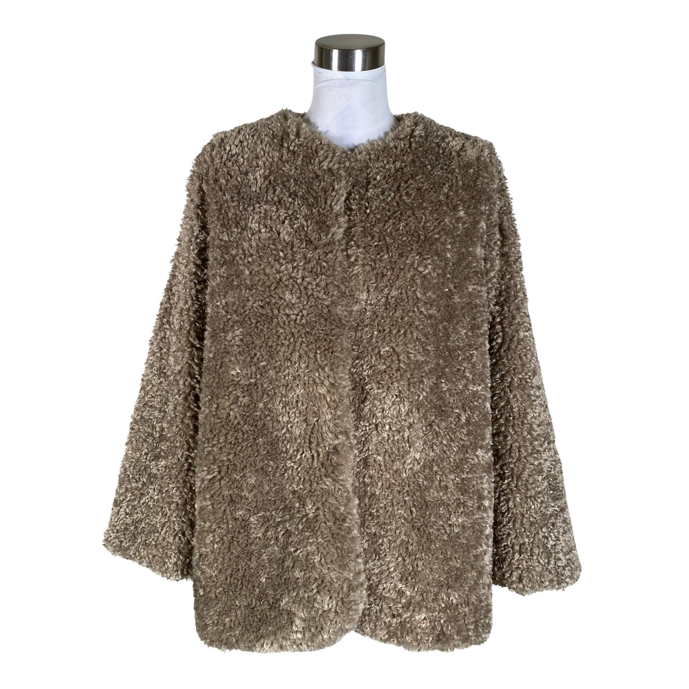 Unisex Gauhar - Kunstkarusnahast mantel, suurus 38 - Pruun (1)