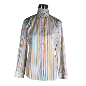 Unisex Lands' End - Triiksärk, suurus 36 - Valge (1)