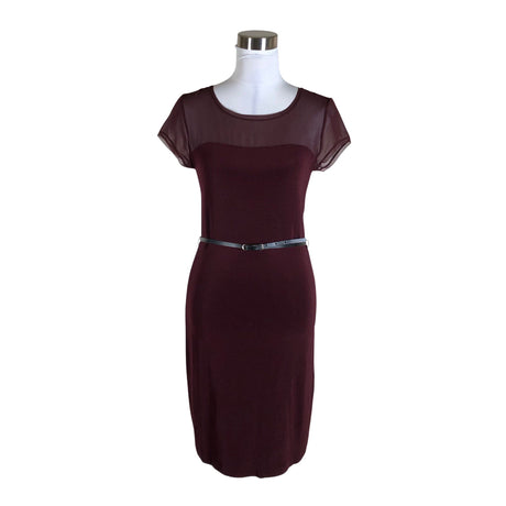 Unisex s.Oliver - Trikotaažist kleit, suurus 38 - Veinipunane ()