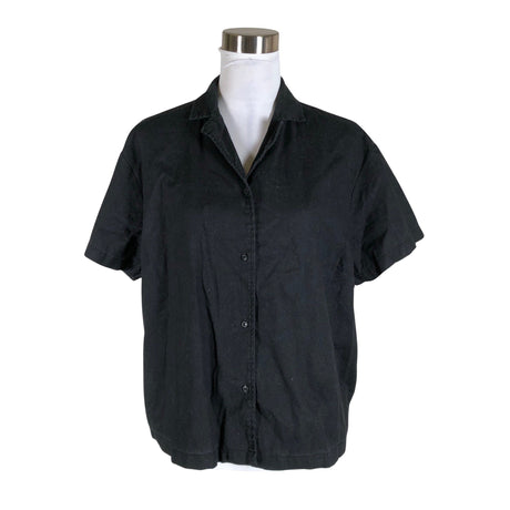 Unisex Urban Classics - Lühikeste käistega pluus, suurus 40 - Must ()