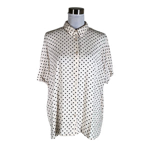 Unisex Free Quent - Lühikeste käistega pluus, suurus 40 - Beige (1)