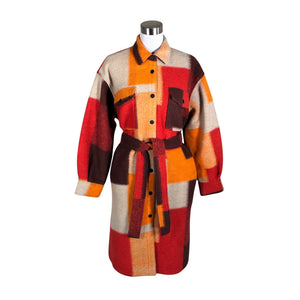 Unisex Desigual - Villane mantel, suurus 38 - Oranž (1)