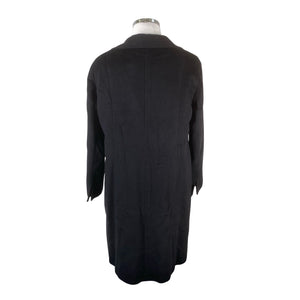Unisex Cinzia Rocca - Villane mantel, suurus 44 - Must (2)