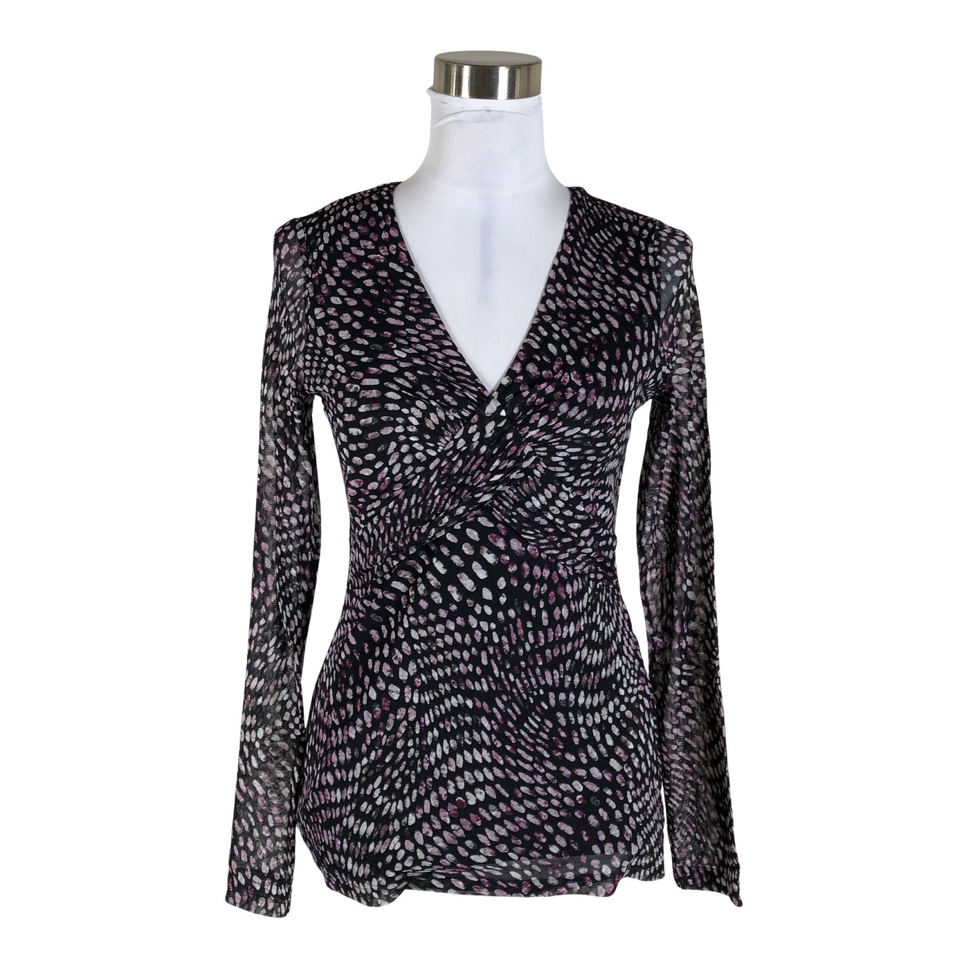 Unisex Esprit - Trikotaažist pluus, suurus 38 - Must (1)