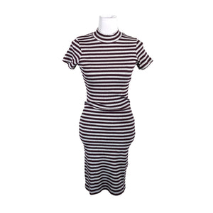 Unisex NOSH - Trikotaažist kleit, suurus 36 - Veinipunane (1)