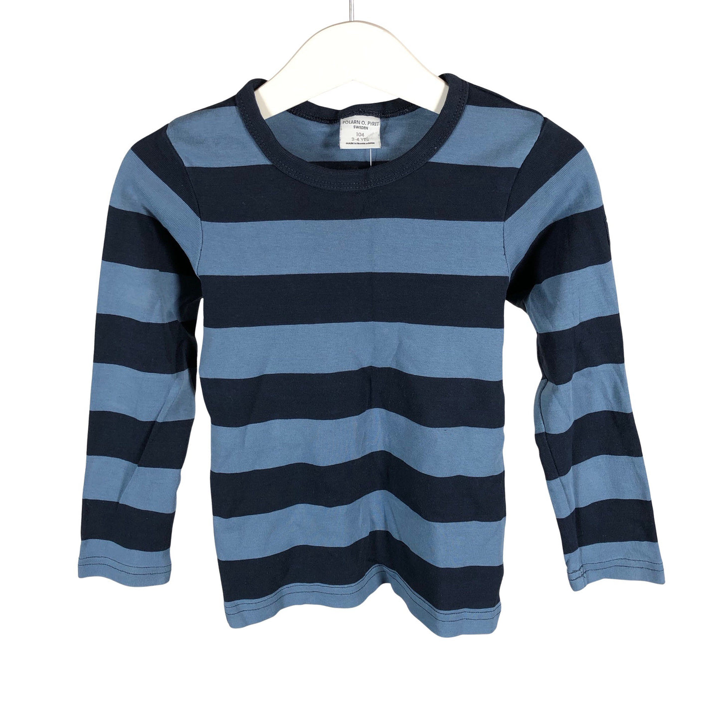 Unisex Polarn O. Pyret - Trikotaažist pluus, suurus 98 - 104 - Sinine (1)