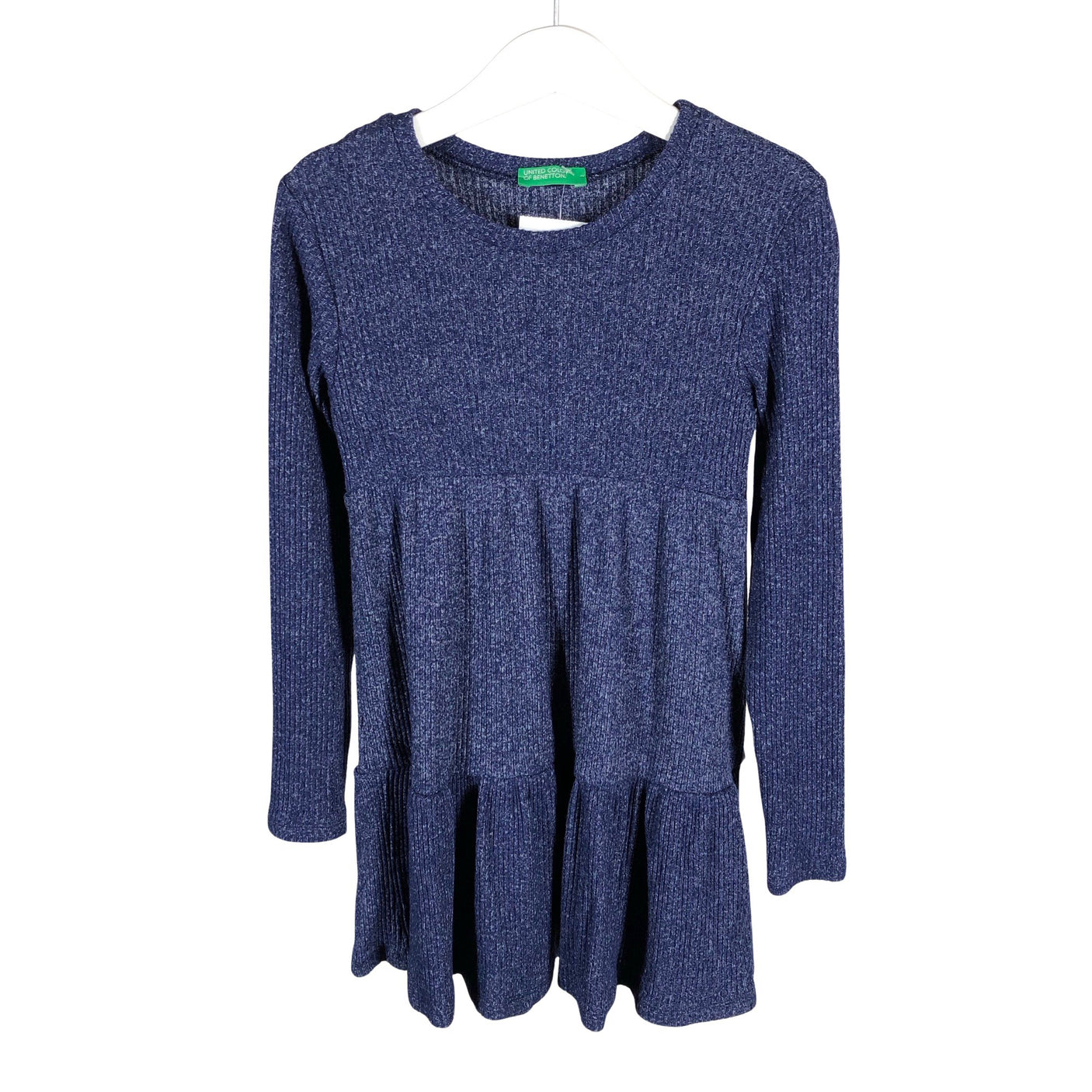 Unisex Benetton - Kootud kleit, suurus 128 - 134 - Sinine (1)