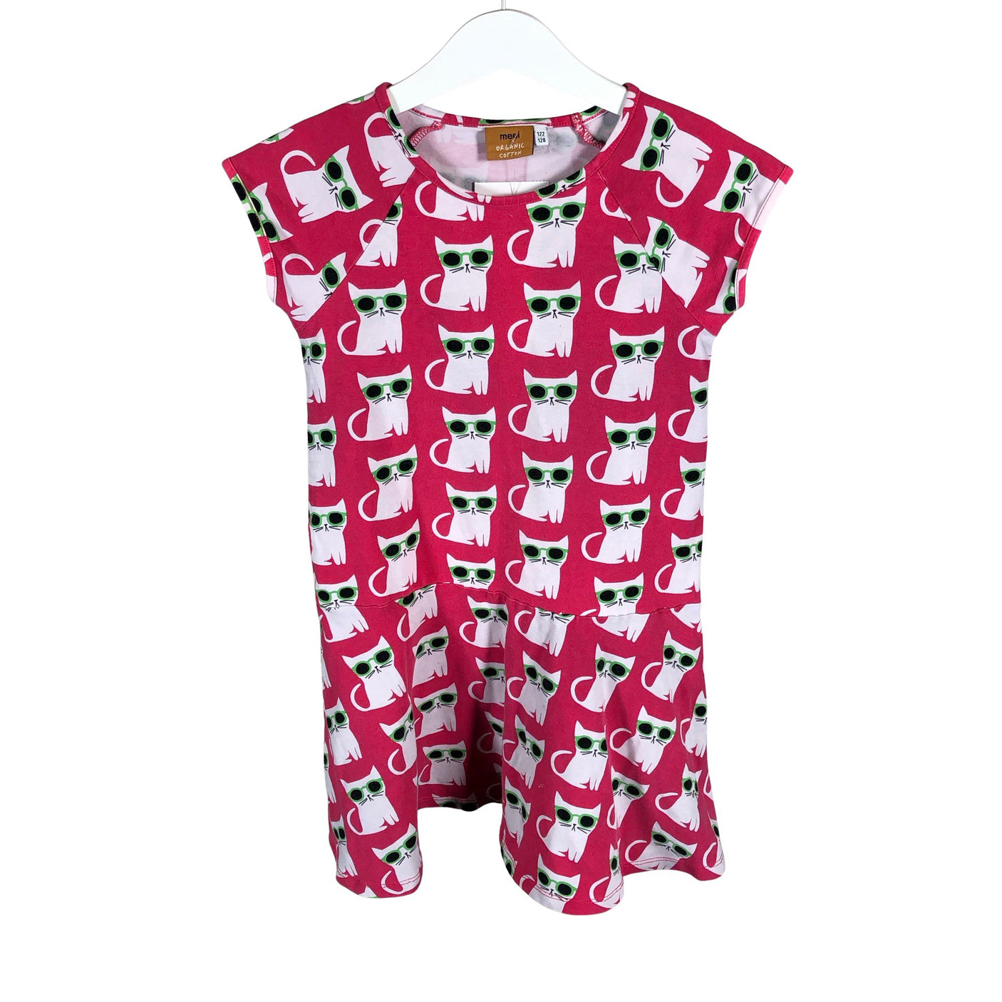 Unisex me&i - Trikotaažist kleit, suurus 122 - 128 - Roosa (1)