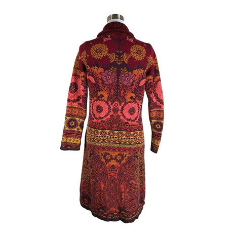 Unisex Kooi Knitwear - Kardigan, suurus 36 - Veinipunane (2)