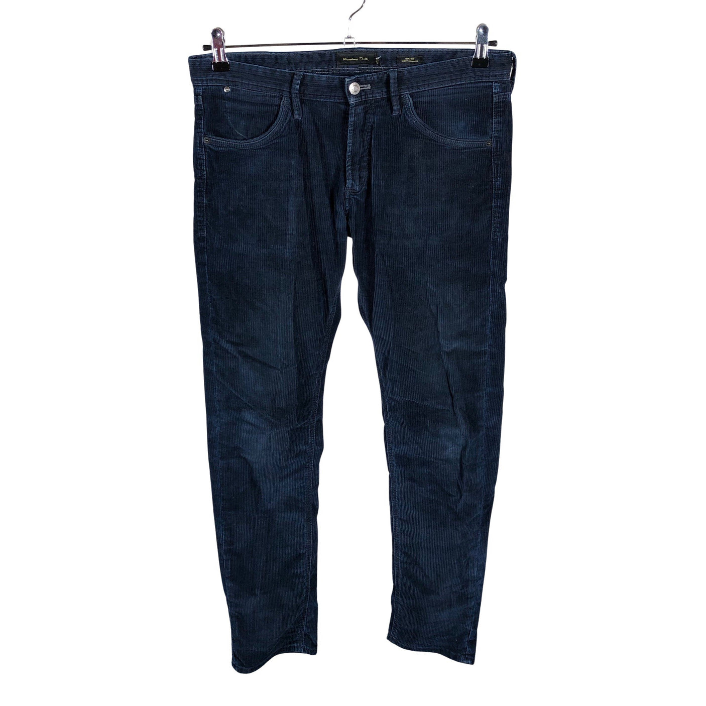 Unisex Massimo Dutti - Sametpüksid, suurus M - Sinine (1)