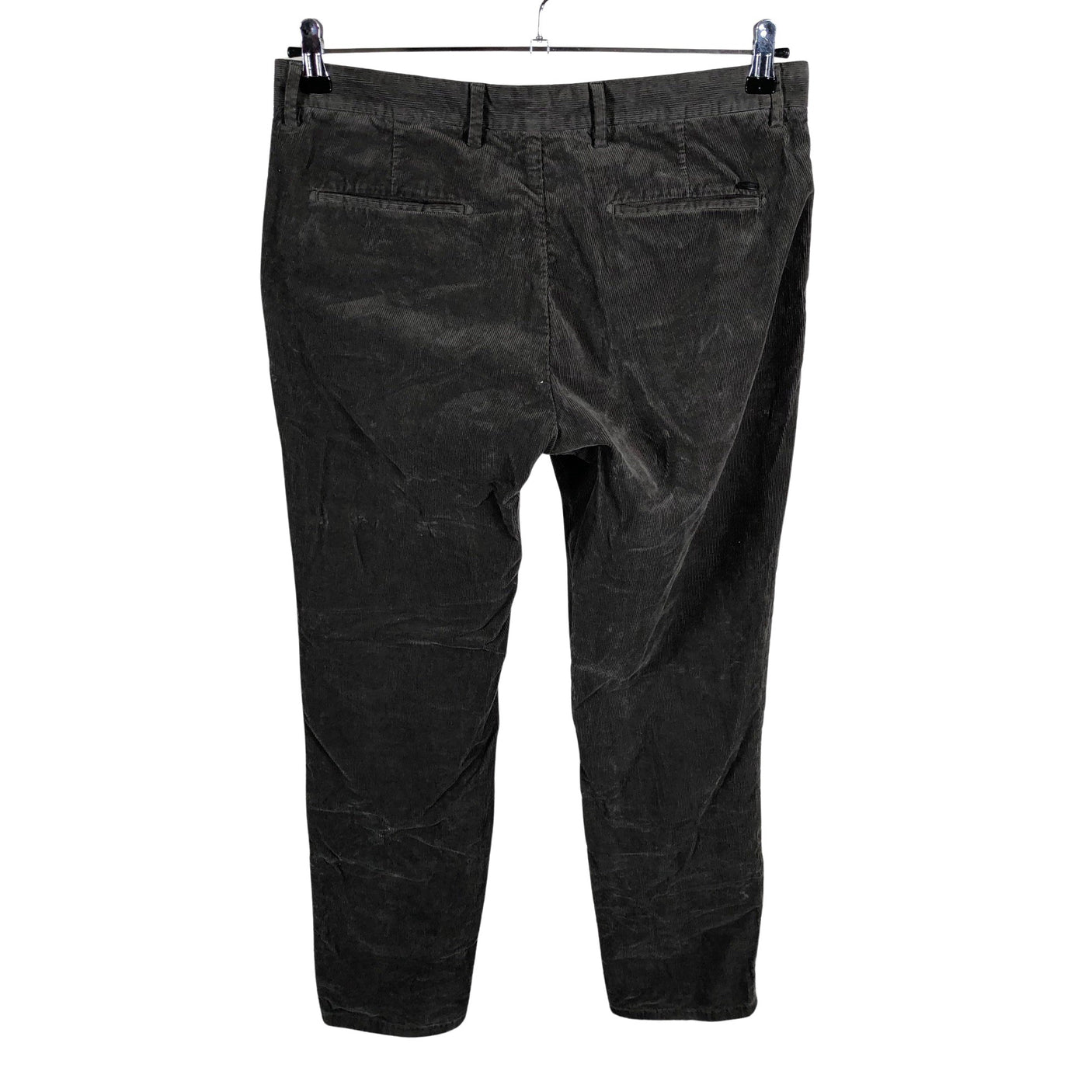 Unisex Massimo Dutti - Sametpüksid, suurus S - Hall (2)