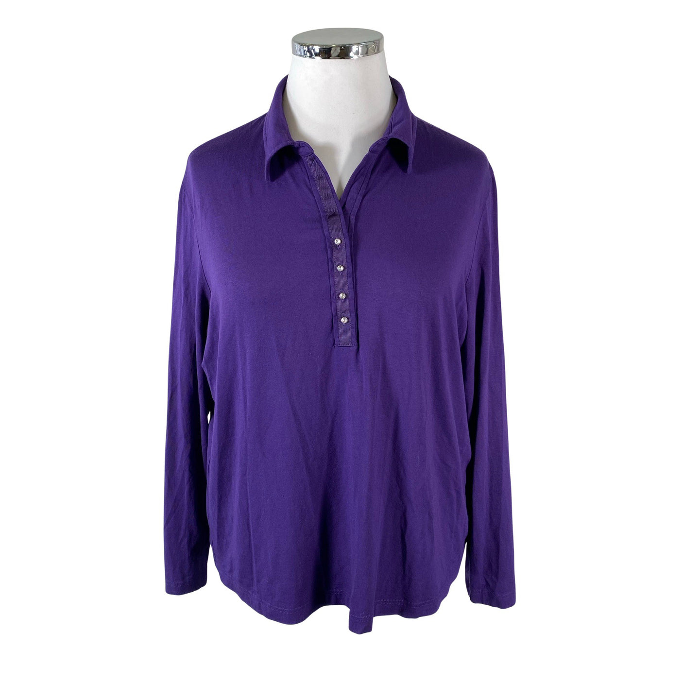 Unisex Gerry Weber - Trikotaažist pluus, suurus 46 - Lilla (1)