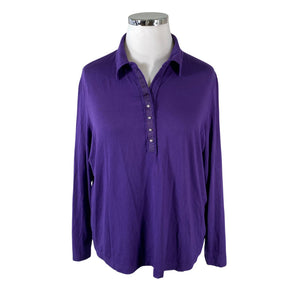 Unisex Gerry Weber - Trikotaažist pluus, suurus 46 - Lilla (1)
