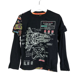 Unisex Desigual - Trikotaažist pluus, suurus 110 - 116 - Must (1)