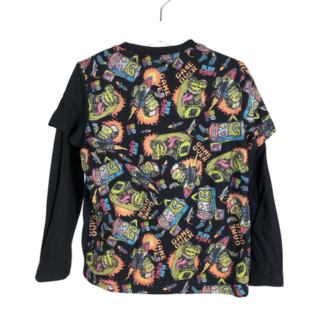 Unisex Desigual - Trikotaažist pluus, suurus 110 - 116 - Must (2)